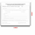 KIKIGO DOT Inspection Forms Annual Vehicle Report 2-Ply 3-Ply Carbonless 15 Pack