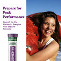 Quench Pre Workout Effervescent Tablets Vegan Keto 60 Count Mixed Berry