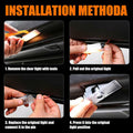 SPOBODY Car Door Logo Projector Puddle Lights 3D Laser 4pcs