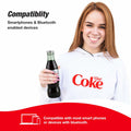 Diet Coke Bottle Shaped Bluetooth Speaker Wireless Deep Bass AUX Black