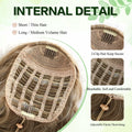 Mayouda 18in Long Curly Wavy Drawstring Ponytail Extension Light Blonde