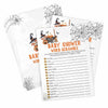 Tuyashua Halloween Baby Shower Word Scramble Game 30 Cards WY06