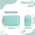 HAOGUAGUA Waterproof Makeup Bag Pouch Purse Organizer Medium Green 1pc