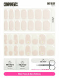 Nelikoo Semi Cured Gel Nail Strips 30 pcs Daisy Delight Floral Wraps