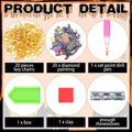 Remuuly Halloween 5D Diamond Art Elf Legs Keychains Double Sided 20 Pcs