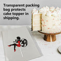 HEYUWING Red Glitter Lipstick 39 Girl Cake Topper Picks Paper Decor