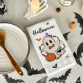 Artoid Mode Halloween Kitchen Towels Set of 2 Pumpkin Ghost Beige 18x26in