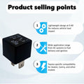 Alikkash Mini ISO Automotive Relay 90987-02025 12V 80A 4 PIN