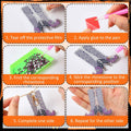 Remuuly Halloween 5D Diamond Art Elf Legs Keychains Double Sided 20 Pcs