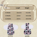 GUNTAIL Baby Sleep Sack Swaddle 3Way Adjustable Rayon Cotton Banana&Flower 6-12M