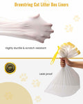 KONE Cat Litter Box Liners Jumbo Large Drawstring 36x18 30 Count