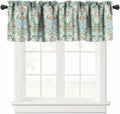 Focusbrite William Morris Floral Insulated Curtain Valance 54x18in 1 Panel
