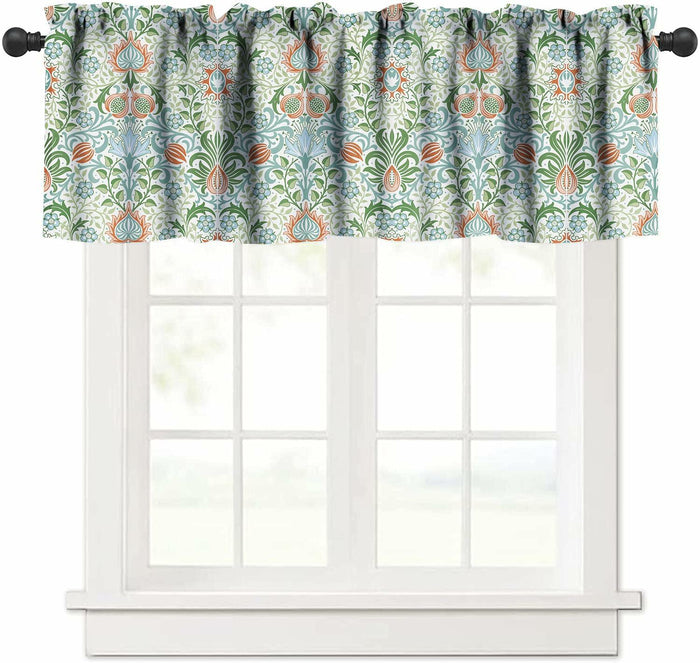 Focusbrite William Morris Floral Insulated Curtain Valance 54x18in 1 Panel