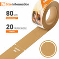 Kendo 80 Grit Longboard Sandpaper 2-3/4" Wide Gold Zirconia Alumina 20 Yard