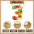Valguri Wooden Charcuterie Number Fillable Board Box Large Reusable