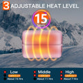 Rechargeable Hand Warmers 2 Pack 10000mAh Magnetic 3-Level Pink Power Bank