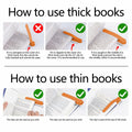 POUWANS Automatic Silicone Bookmarks 6pcs Style-c Book Accessories