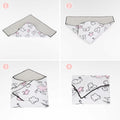 SANWICH Magic Cloth Makeup Bag Clear Hemp 2PCS Portable Cosmetic Organizer