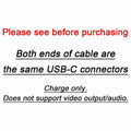 Awnuwuy USB C to USB C Cable 100W Fast Charging Pink 6.6ft 3-Pack