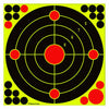 PTPHJEG Silhouette Splatter Targets 12x12 inch Fluorescent Yellow 10 Pack