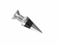 Lutong Brass Wine Bottle Stopper Set with Stainless Steel Pourer & Stand 4pcs
