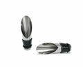Lutong Brass Wine Bottle Stopper Set with Stainless Steel Pourer & Stand 4pcs