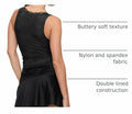 SAUNGKUAI Women's Sexy V Neck Sleeveless Lace Floral Top NavyBlue Size XXL