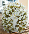 INSPRING Bougainvillea Artificial Flowers 2 pcs White UV Resistant Silk Vines