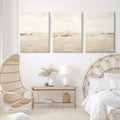 Baccone Mid Century Modern Wall Art Set of 3 Sage Green 12x16 Inch Canvas