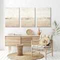 Baccone Mid Century Modern Wall Art Set of 3 Sage Green 12x16 Inch Canvas