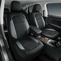 Road Comforts Breathable Leather Car Seat Covers Front Seats Airbag Safe Gray