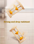 Mini Bamboo Sand Timer 3Min Orange 100% Bamboo Hourglass Sandglass Timer
