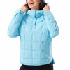 CAMELSPORTS Women's Lightweight Hooded Quilted Puffer Jacket Blue Size S