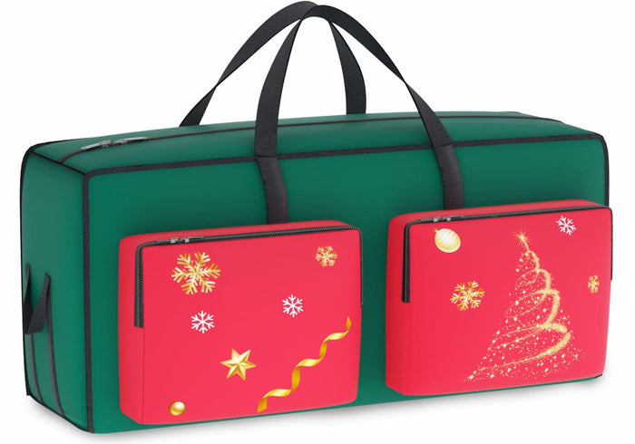 MODFUNS Christmas Tree Storage Bag 9ft Red 600D Oxford Waterproof 1 Pc