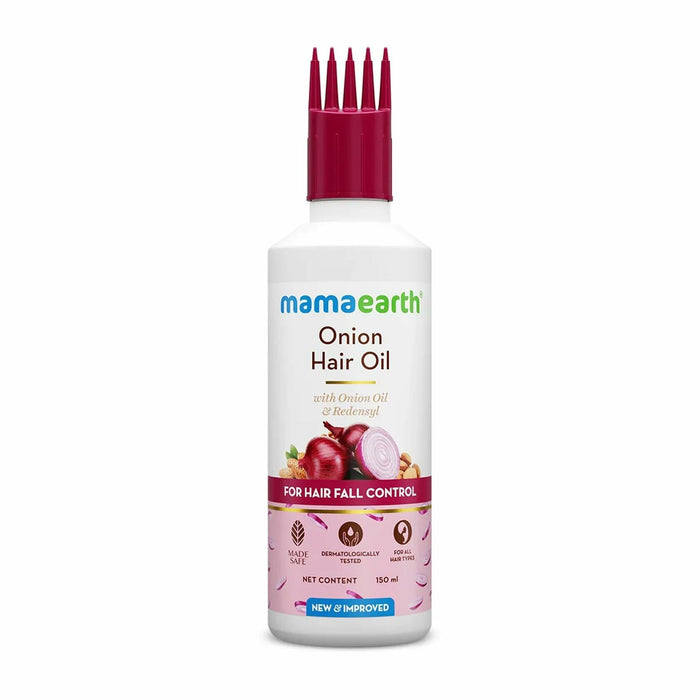 Mamaearth Onion Hair Oil Anti Hair Loss with Redensyl 150ml