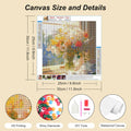 AMORARS 5D Diamond Painting Kit Flower DIY Art Deco Nature 12x12 Inch