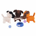 Finnacy Crochet Dog Kit Husky 3 pcs Yarn Hook Accessories Starter Kit