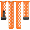 FitTurn Samsung Galaxy Watch Ultra 2 Silicone Sport Strap Orange 47mm