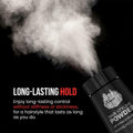 The Shave Factory Hair Styling Powder 20g Mattifying Volumizing 3 Pack Black