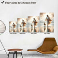 Generic Jesus and Lamb Canvas Wall Art Christian Poster 16x24in YS-5 Unframed