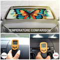 BAHELS Colorful Butterfly Car Windshield Sunshade UV Protector 55x30 Inch