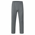 MoFiz Mens Sleepwear Pajama Set Lightweight Cotton Dark Gray Light Grey Size XL