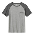 MoFiz Mens Sleepwear Pajama Set Lightweight Cotton Dark Gray Light Grey Size XL