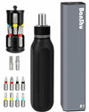 Banshu 12-in-1 Ratchet Screwdriver Set Magnetic Bits Case Colorful Alloy Steel
