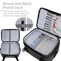 Yumt Acrylic Paint Brush & Bottle Organizer 7 Tier Clear Storage Display