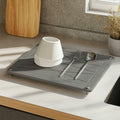 Zopanira Diatomaceous Earth Drying Stone Mat Gray 11.8x15.7 Kitchen Counter