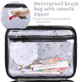 Yumt Acrylic Paint Brush & Bottle Organizer 7 Tier Clear Storage Display