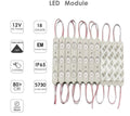 Generic LED Module 3 SMD 20Pcs 9.8Ft DC12V 2835 IP65 Waterproof White