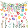 Epakh 8.2ft Colorful Wildflower Daisy Paper Garland Banner Spring Summer