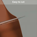 Zinkooat Leather Desk Mat 12x66 Inch 1.8mm Thick Brown+Gray